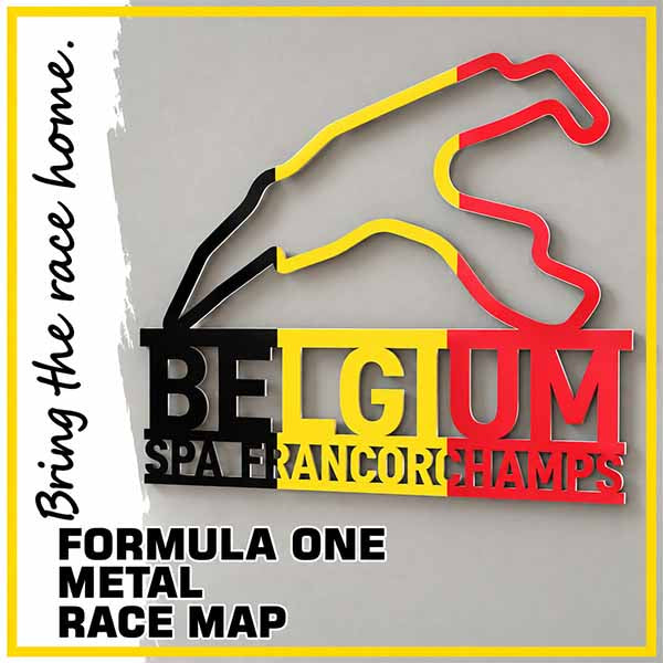 Formula One Metal Race Map