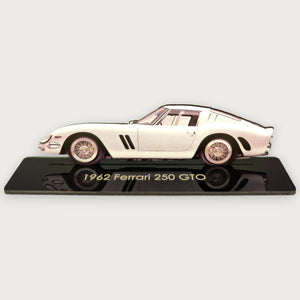 1962 Ferrari 250 GTO (2) Metal Car Wall Art, Color 2D Diecast Car Decor, Silhouette Metal Wall Art, Gift For Car Lovers, Detailed Color Metal Car