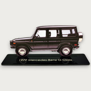 1979 Mercedes-Benz G-Class (1) Metal Car Wall Art, Color 2D Diecast Car Decor, Silhouette Metal Wall Art, Gift For Car Lovers, Detailed Color Metal Car