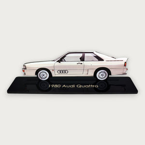 1980 Audi Quattro (2) Metal Car Wall Art, Color 2D Diecast Car Decor, Silhouette Metal Wall Art, Gift For Car Lovers, Detailed Color Metal Car