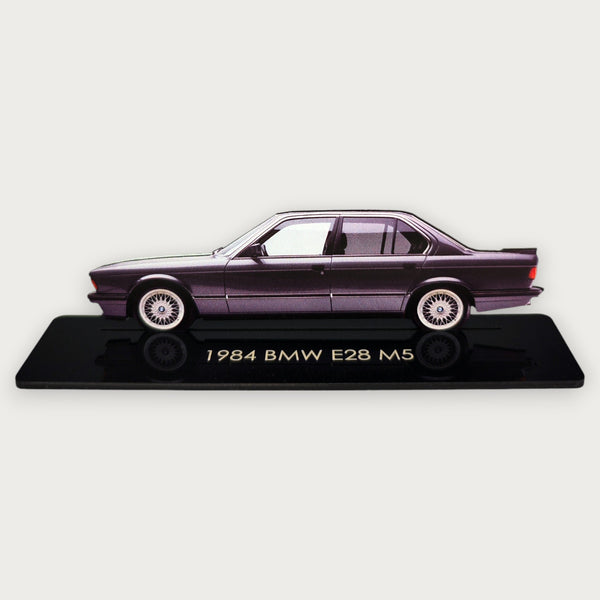 1984 BMW E28 M5 (1) Metal Car Wall Art, Color 2D Diecast Car Decor, Silhouette Metal Wall Art, Gift For Car Lovers, Detailed Color Metal Car