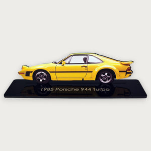 1985 Porsche 944 Turbo (2) Metal Car Wall Art, Color 2D Diecast Car Decor, Silhouette Metal Wall Art, Gift For Car Lovers, Detailed Color Metal Car