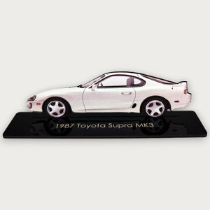 1987 Toyota Supra MK3 (2) Metal Car Wall Art, Color 2D Diecast Car Decor, Silhouette Metal Wall Art, Gift For Car Lovers, Detailed Color Metal Car