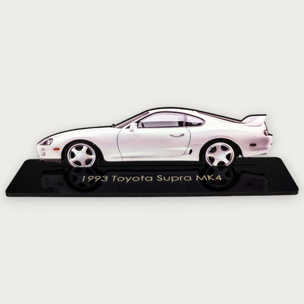 1993 Toyota Supra MK4 (2) Metal Car Wall Art, Color 2D Diecast Car Decor, Silhouette Metal Wall Art, Gift For Car Lovers, Detailed Color Metal Car