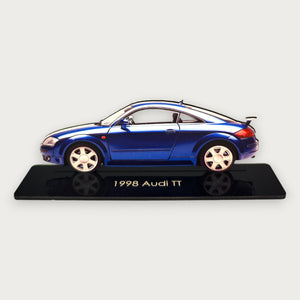 1998 Audi TT (1) Metal Car Wall Art, Color 2D Diecast Car Decor, Silhouette Metal Wall Art, Gift For Car Lovers, Detailed Color Metal Car