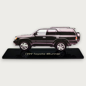 1999 Toyota 4Runner (1) Metal Car Wall Art, Color 2D Diecast Car Decor, Silhouette Metal Wall Art, Gift For Car Lovers, Detailed Color Metal Car