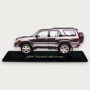 1999 Toyota 4Runner (2) Metal Car Wall Art, Color 2D Diecast Car Decor, Silhouette Metal Wall Art, Gift For Car Lovers, Detailed Color Metal Car