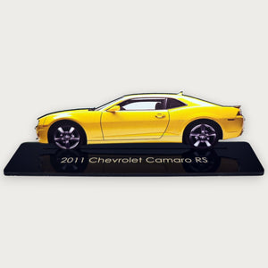 2011 Chevrolet Camaro RS (2) Metal Car Wall Art, Color 2D Diecast Car Decor, Silhouette Metal Wall Art, Gift For Car Lovers, Detailed Color Metal Car