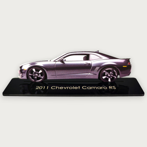 2011 Chevrolet Camaro RS (1) Metal Car Wall Art, Color 2D Diecast Car Decor, Silhouette Metal Wall Art, Gift For Car Lovers, Detailed Color Metal Car