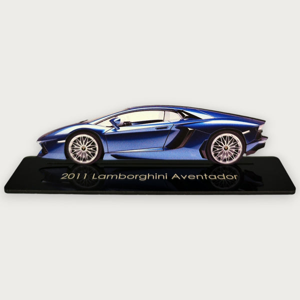 2011 Lamborghini Aventador (1) Metal Car Wall Art, Color 2D Diecast Car Decor, Silhouette Metal Wall Art, Gift For Car Lovers, Detailed Color Metal Car