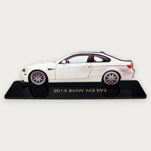 2013 BMW M3 E92 (2) Metal Car Wall Art, Color 2D Diecast Car Decor, Silhouette Metal Wall Art, Gift For Car Lovers, Detailed Color Metal Car