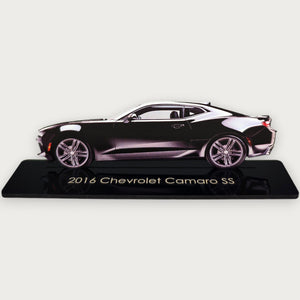 2016 Chevrolet Camaro SS (1) Metal Car Wall Art, Color 2D Diecast Car Decor, Silhouette Metal Wall Art, Gift For Car Lovers, Detailed Color Metal Car