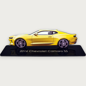 2016 Chevrolet Camaro SS (2) Metal Car Wall Art, Color 2D Diecast Car Decor, Silhouette Metal Wall Art, Gift For Car Lovers, Detailed Color Metal Car