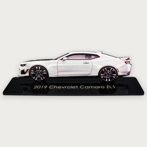 2019 Chevrolet Camaro ZL1 (1) Metal Car Wall Art, Color 2D Diecast Car Decor, Silhouette Metal Wall Art, Gift For Car Lovers, Detailed Color Metal Car