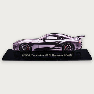 2023 Toyota GR Supra MK5 (1) Metal Car Wall Art, Color 2D Diecast Car Decor, Silhouette Metal Wall Art, Gift For Car Lovers, Detailed Color Metal Car