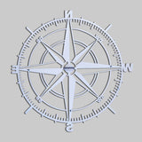 Honestey Compass Vibrant 3D Metal Wall Art – Laser Cut, UV Printed & Powder Coated Colorful Decor