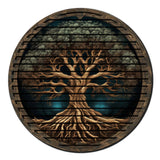 Resilience Tree Of Life Wall Decor – Round 3D Carved Wood Wall Art