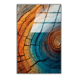 Tavion Vertical Glass Wall Art - Tempered Glass Rectangular Wall Decor