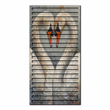Eternal Bond – 3D Carved Wood Wall Art - Textured Vertical Wall Decor