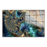 Center Panoramic Tempered Glass Wall Art - Horizontal Rectangular Wall Decor