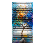 Mistral – 3D Carved Wood Wall Art - Textured Vertical Wall Decor - Tree Of Life