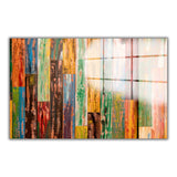 Classy Panoramic Tempered Glass Wall Art - Horizontal Rectangular Wall Decor