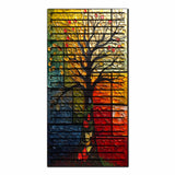 Aurum – 3D Carved Wood Wall Art - Textured Vertical Wall Decor - Tree Of Life