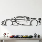 Aston Martin Valkyrie 2026 Black Metal Car Wall Art