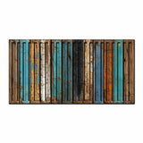 Artelis – 3D Carved Wood Wall Art - Textured Horizontal Wall Decor