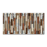 Woodlaza – 3D Carved Wood Wall Art - Textured Horizontal Wall Decor