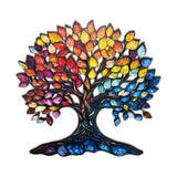 Color Garden - Tree of Life Wood Wall Art  - Modern Nature Home Decor