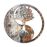 YinYang M1 - Tree of Life Wood Wall Art  - Modern Nature Home Decor