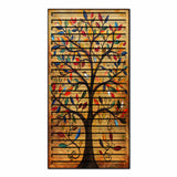 Ardane – 3D Carved Wood Wall Art - Textured Vertical Wall Decor - Tree Of Life