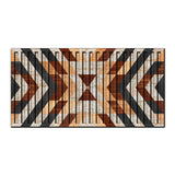 Relic – 3D Carved Wood Wall Art - Textured Horizontal Wall Decor