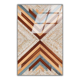 Enjoy Vertical Glass Wall Art - Tempered Glass Rectangular Wall Decor