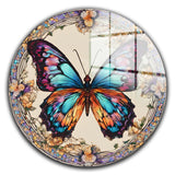 Nova Round Glass Wall Art - Tempered Glass Circle Wall Decor