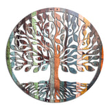 Tree Of Art M1 Vibrant Metal Wall Art – Laser Cut, UV Printed & Powder Coated Colorful Decor