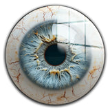 Vision Round Glass Wall Art - Tempered Glass Circle Wall Decor