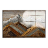 Zerano Panoramic Tempered Glass Wall Art - Horizontal Rectangular Wall Decor