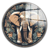 Lumin Round Glass Wall Art - Tempered Glass Circle Wall Decor