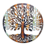 Tree Of Art M2 Vibrant Metal Wall Art – Laser Cut, UV Printed & Powder Coated Colorful Decor