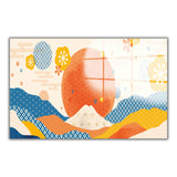 Sunday Panoramic Tempered Glass Wall Art - Horizontal Rectangular Wall Decor