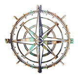 Values Compass Wood Wall Art - "Love" Center with Honesty, Respect, Loyalty, Passion - 10mm Thick Meaningful Decor WH