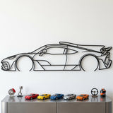 Mercedes-AMG ONE 2022 Black Metal Car Wall Art