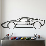 Ford GT40 Mk I 1966 Black Metal Car Wall Art