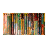 Classy – 3D Carved Wood Wall Art - Textured Horizontal Wall Decor