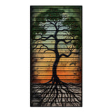 Kaela – 3D Carved Wood Wall Art - Textured Vertical Wall Decor - Tree Of Life
