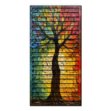Solara – 3D Carved Wood Wall Art - Textured Vertical Wall Decor - Tree Of Life