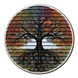 Harmony Tree Of Life Wall Decor – Round 3D Carved Wood Wall Art