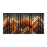 Mureya – 3D Carved Wood Wall Art - Textured Horizontal Wall Decor